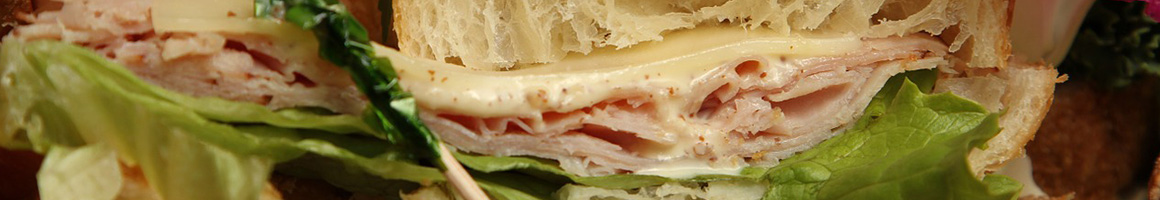 Eating Deli Sandwich at Sandwichman Deli restaurant in Ponte Vedra Beach, FL.